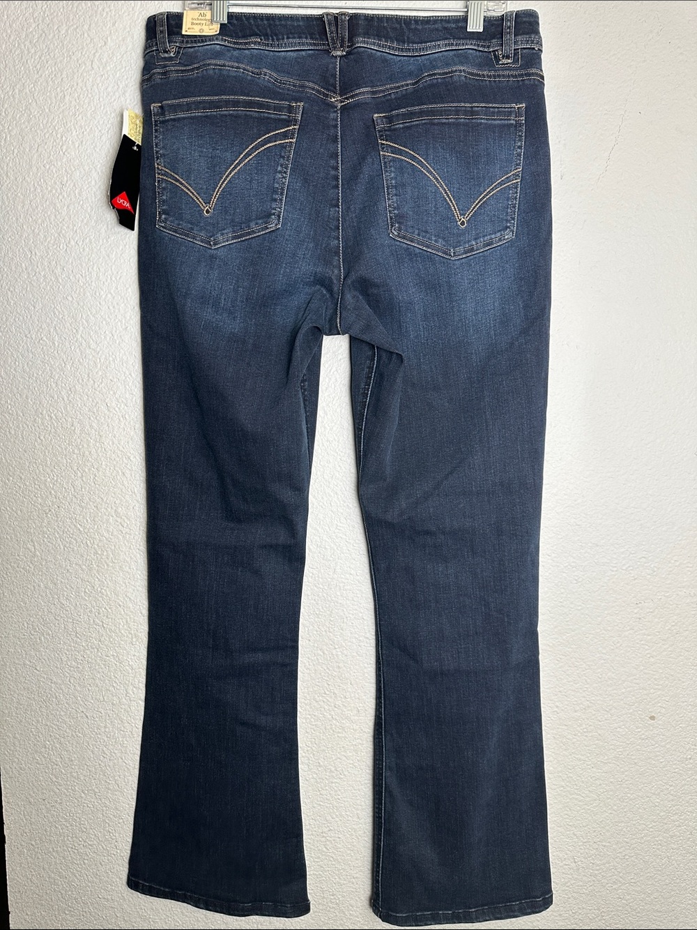 NEW Democracy Ab Technology Jeans High Rise Itty Bitty Boot Cut Denim Size 16 - Picture 2 of 11